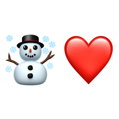 ☃❤ Emoji Domain iOS rendering